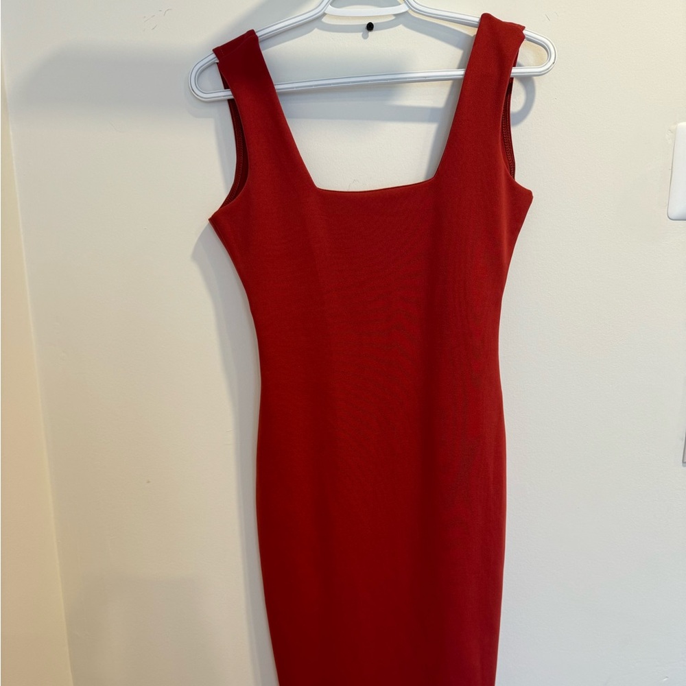 NWT Rust Maxi Bodycon Dress